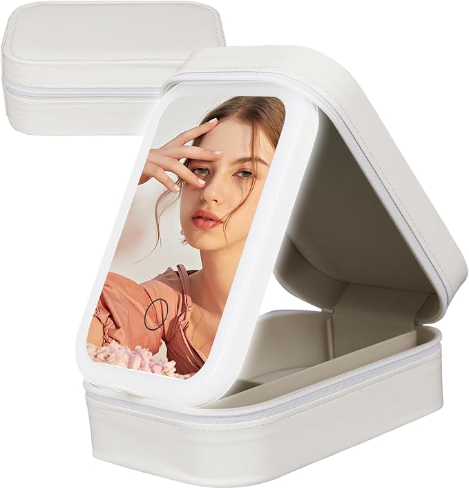 Neceser Maquillaje Portátil con Luz LED