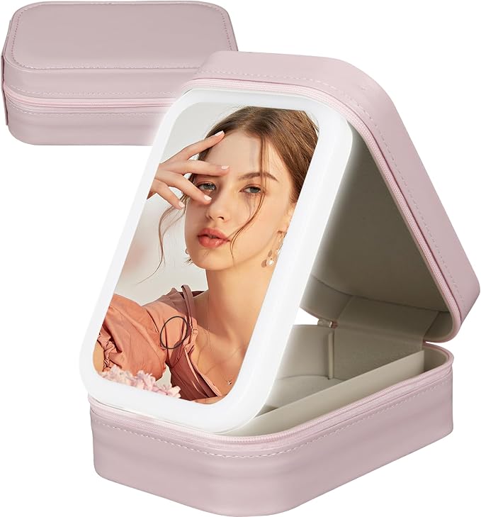 Neceser Maquillaje Portátil con Luz LED