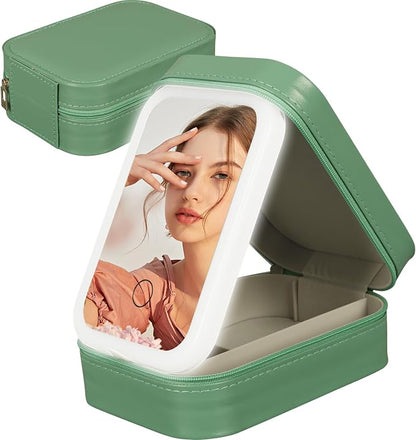 Neceser Maquillaje Portátil con Luz LED